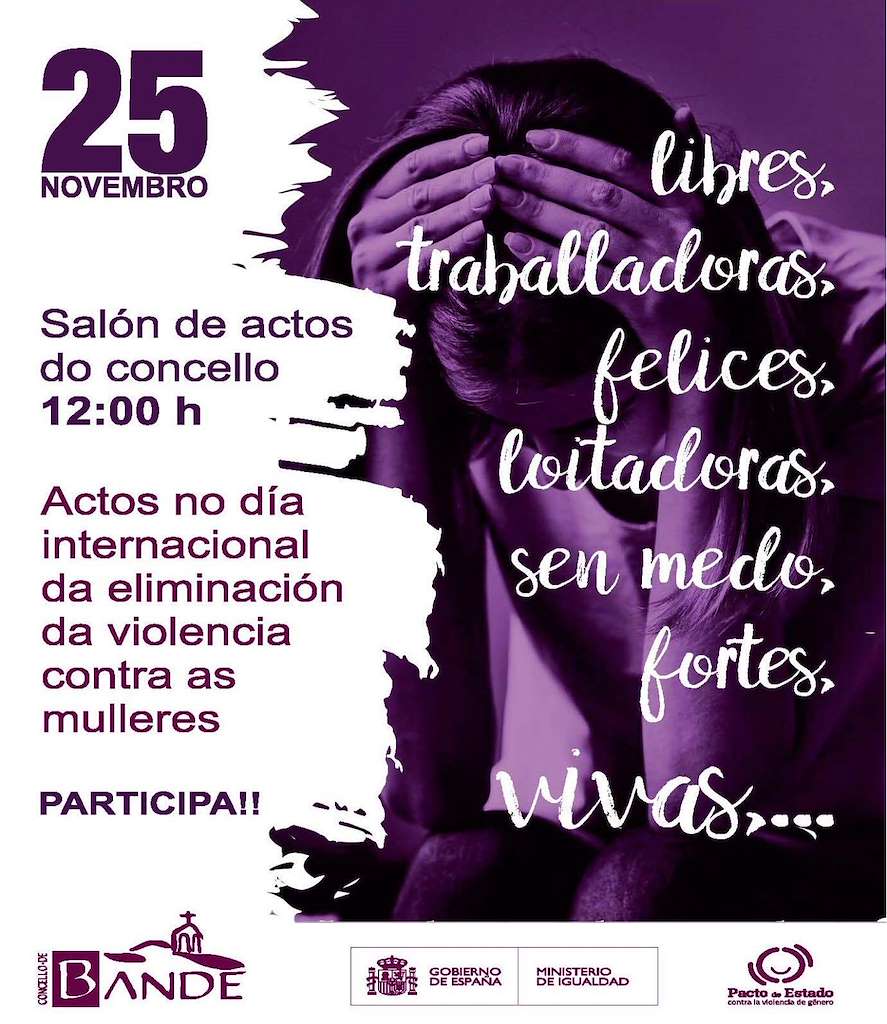 Día Internacional da Eliminación da Violencia Contra as Mulleres (2024) en Bande