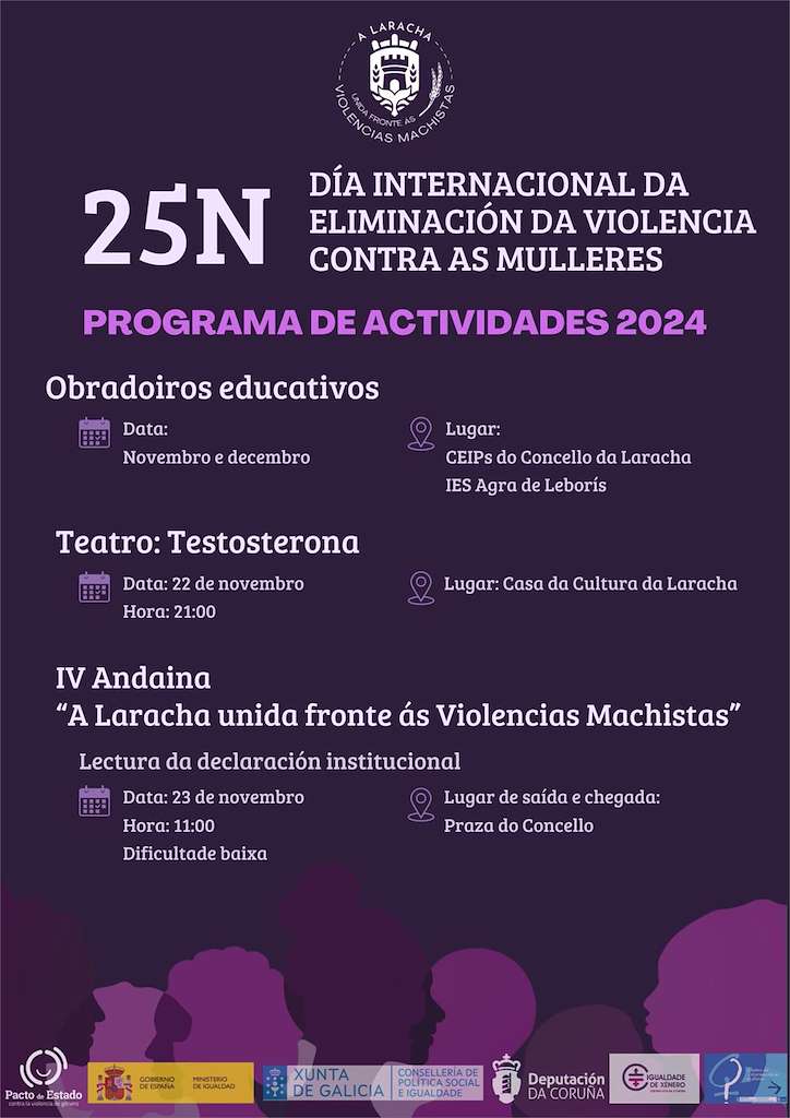 Día Internacional da Eliminación da Violencia Contra as Mulleres (2024) en Laracha