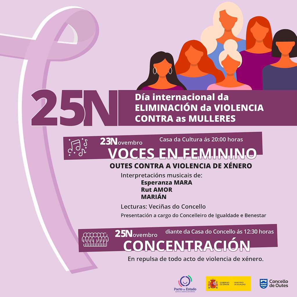 Día Internacional da Eliminación da Violencia contra as Mulleres (2024) en Outes