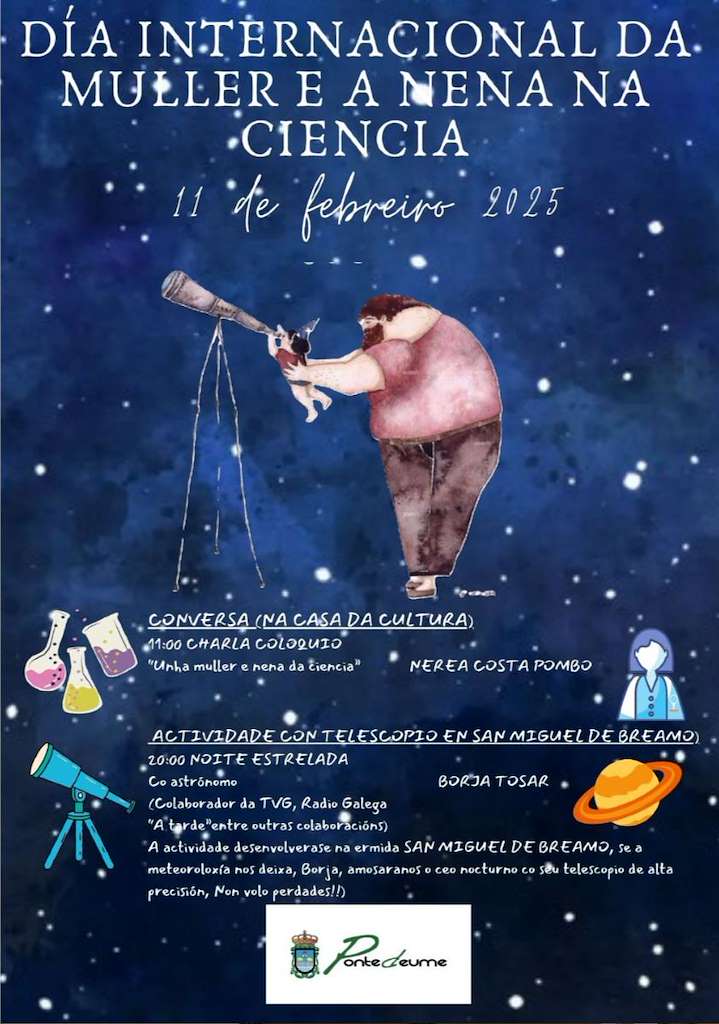 Día Internacional da Muller e a Nena na Ciencia (2025) en Pontedeume