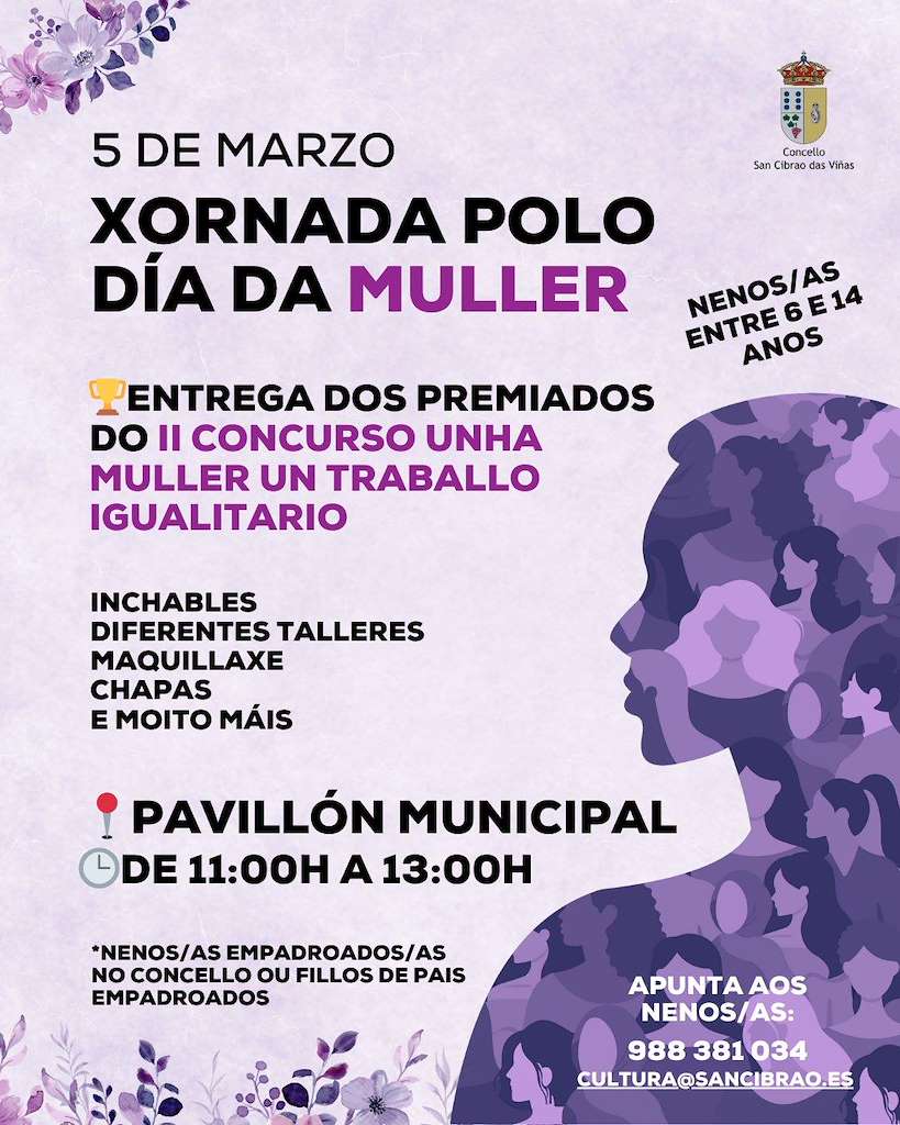 Día Internacional da Muller (2025) en San Cibrao das Viñas