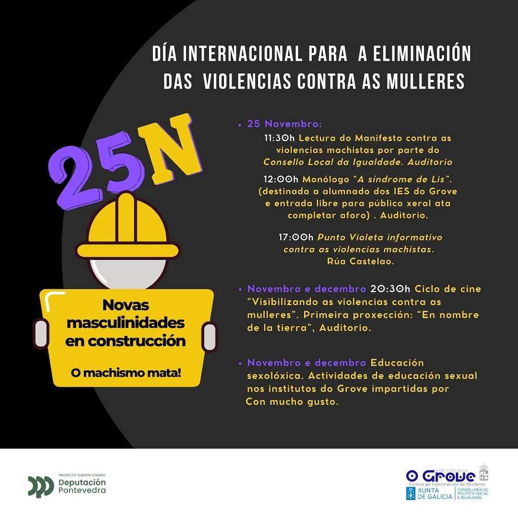 Día Internacional para a Eliminación das Violencias contra as Mulleres (2024) en O Grove