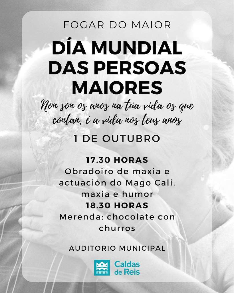 Día Mundial das Persoas Maiores  en Caldas de Reis