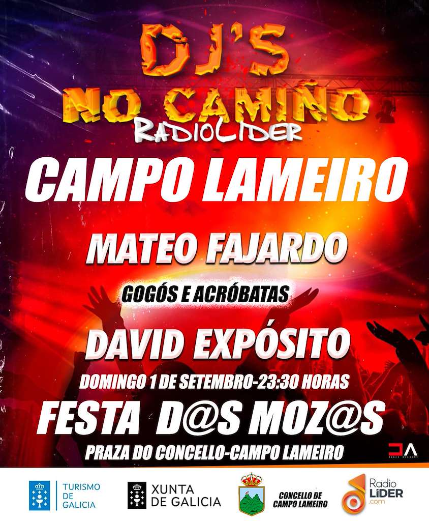 DJ´s No Camiño (2024) en Campo Lameiro