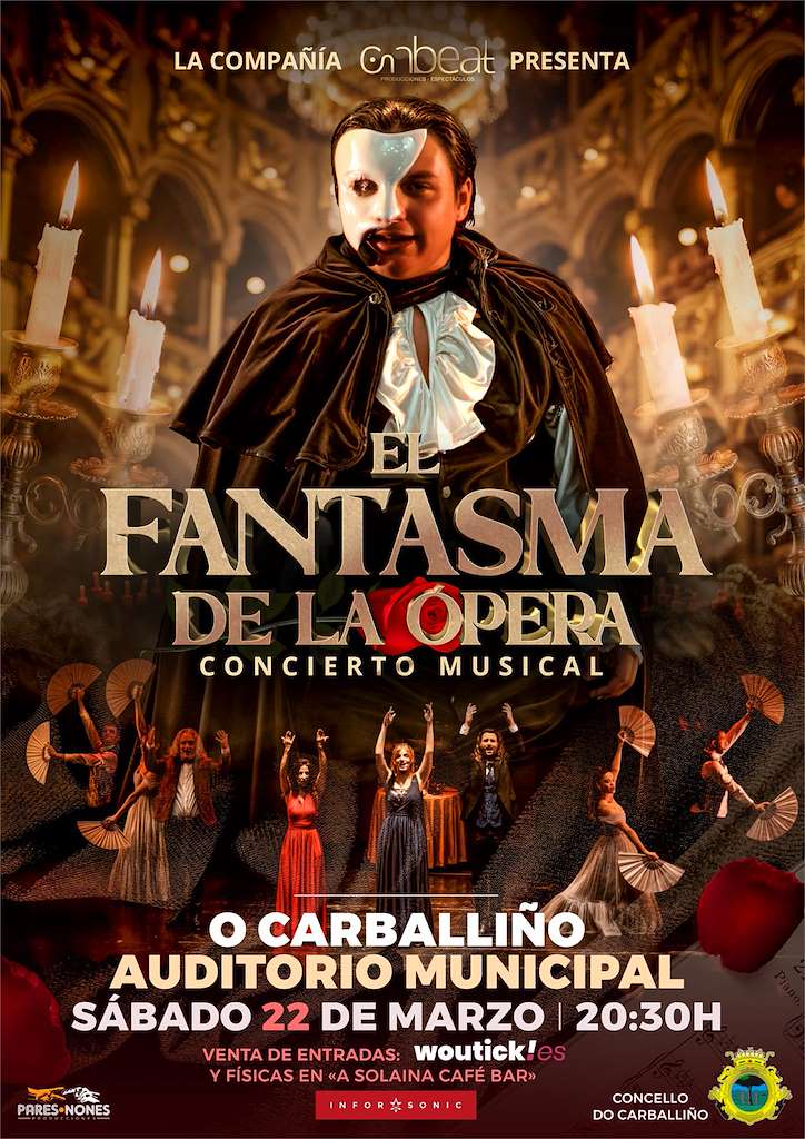 El Fantasma de la Ópera. Tributo Musical (2025) en O Carballiño