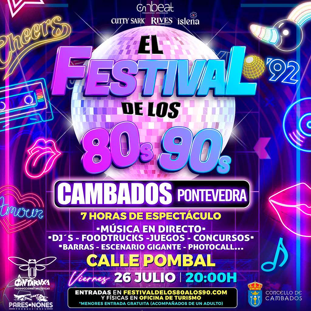 El Festival de los 80s - 90s (2024) en Cambados