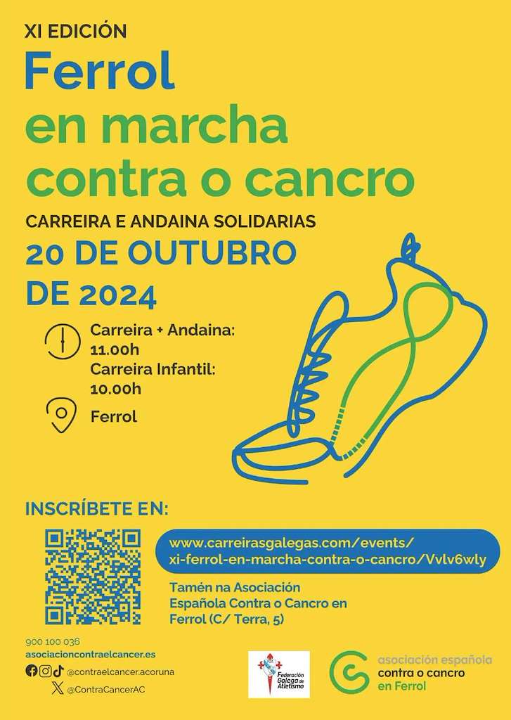 En Marcha Contra o Cancro (2024) en Ferrol