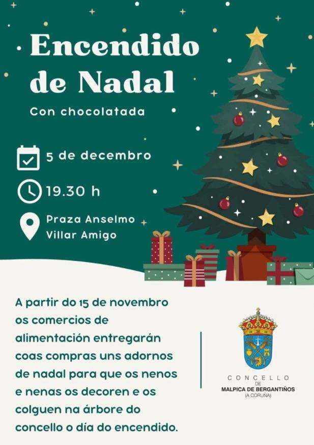 Encendido de Nadal en Malpica de Bergantiños