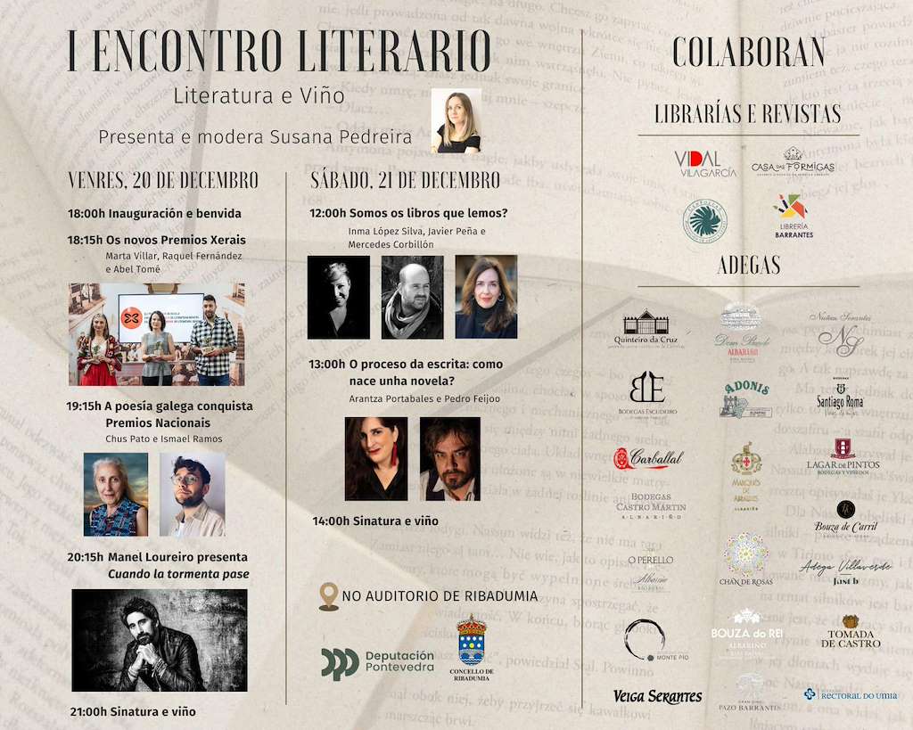 I Encontro Literario - Literatura e Vino (2024) en Ribadumia