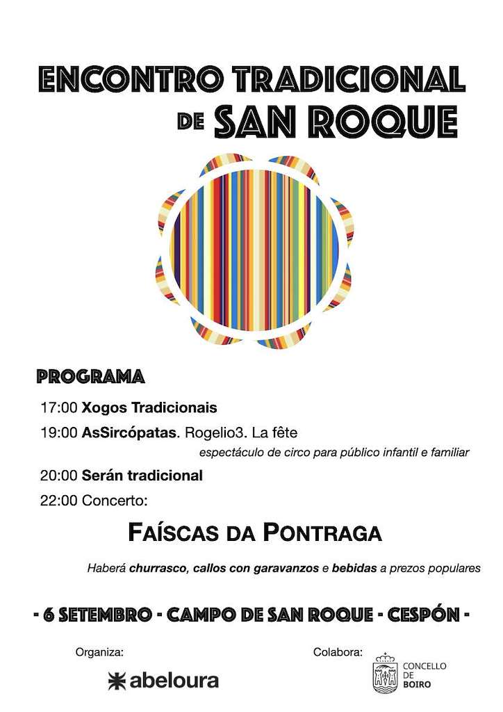 Encontro tradicional de San Roque de Cespón en Boiro