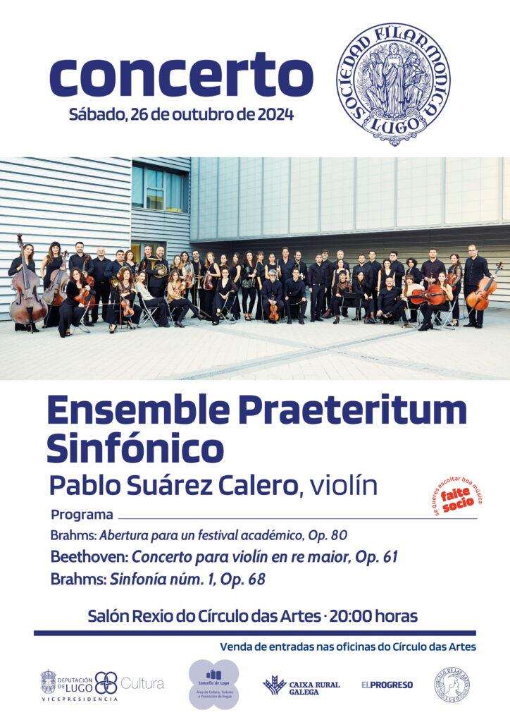 Ensemble Praeteritum Sinfónico en Concierto (2024) en Lugo