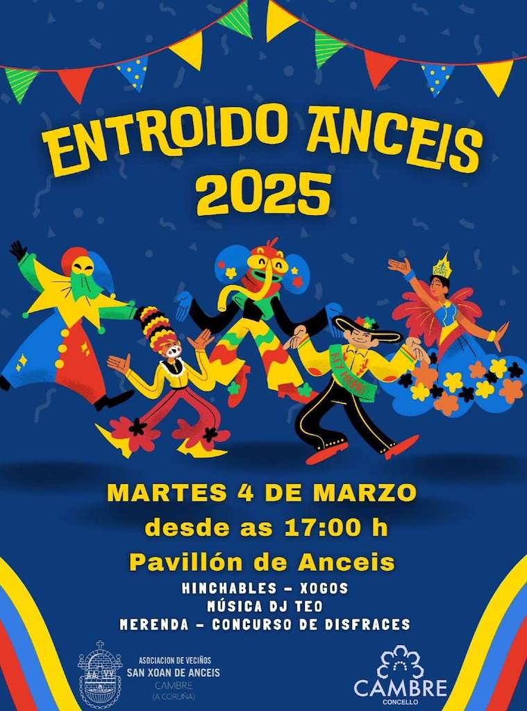 Entroido de Anceis (2025) en Cambre