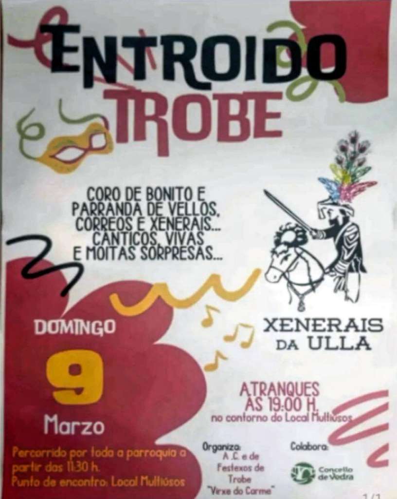 Entroido de Trobe (2025) en Vedra