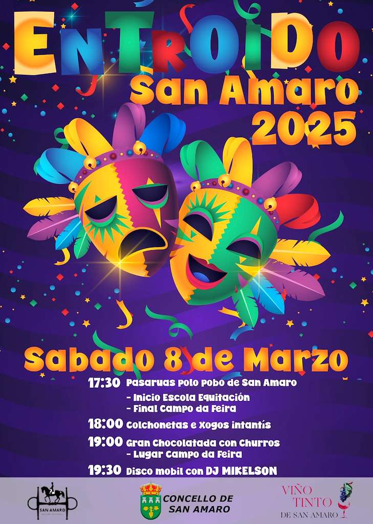 Entroido (2025) en San Amaro