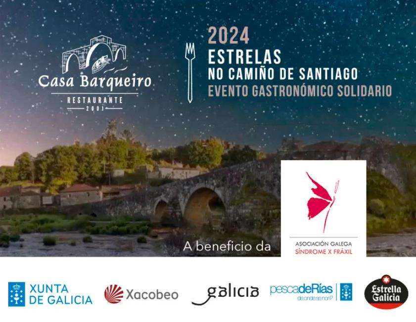 Estrellas Solidarias en el Camino de Santiago (2024) en Negreira