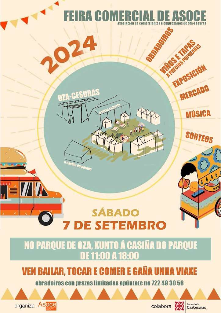 Feira Comercial de Asoce en Oza Cesuras