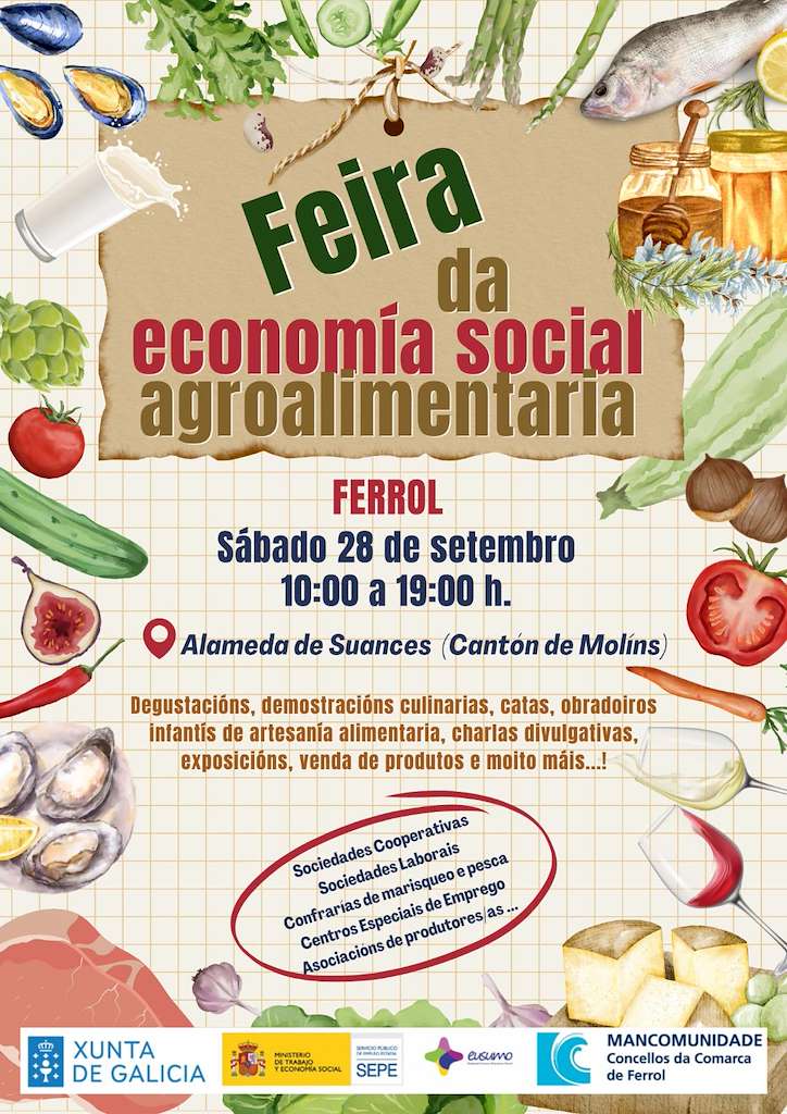 Feira da Economía Social Agroalimentaria  en Ferrol