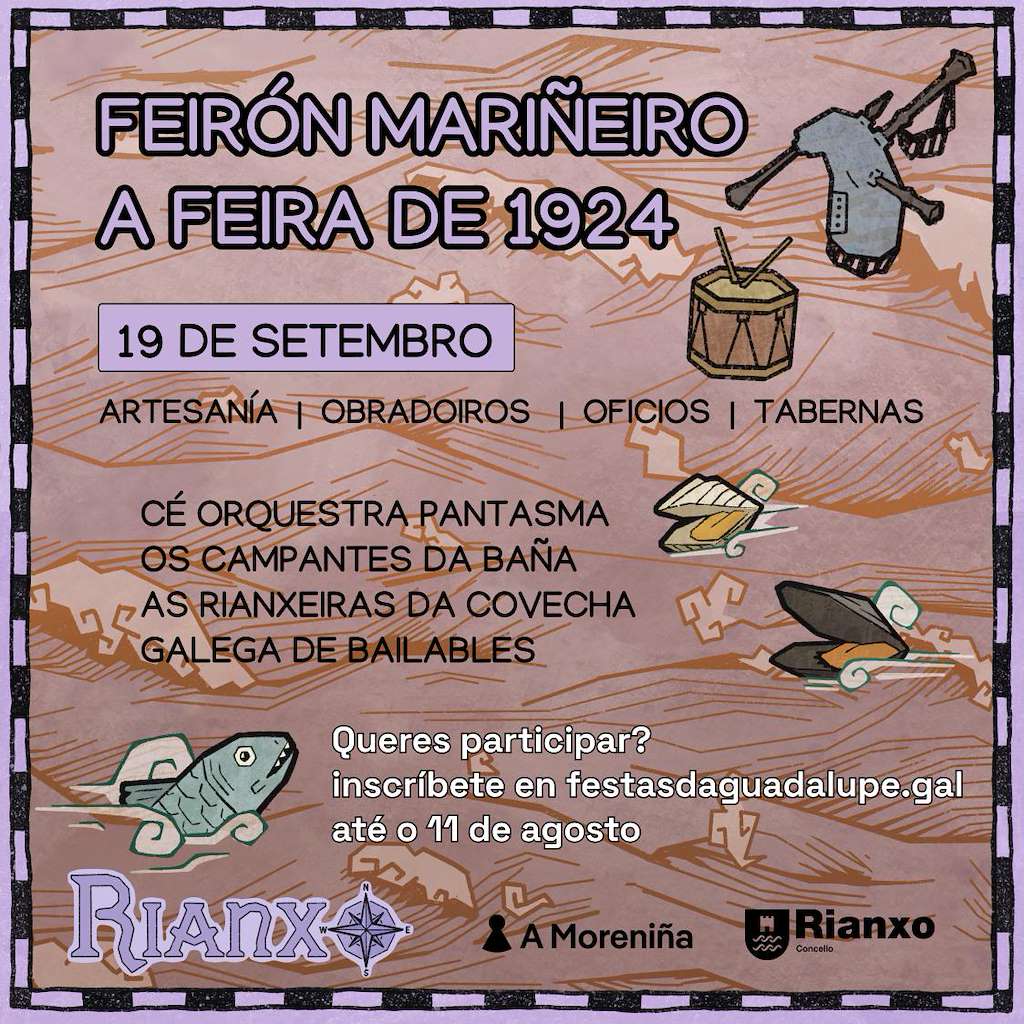 XVIII Feirón Mariñeiro "A Feira de 1924" (2024) en Rianxo