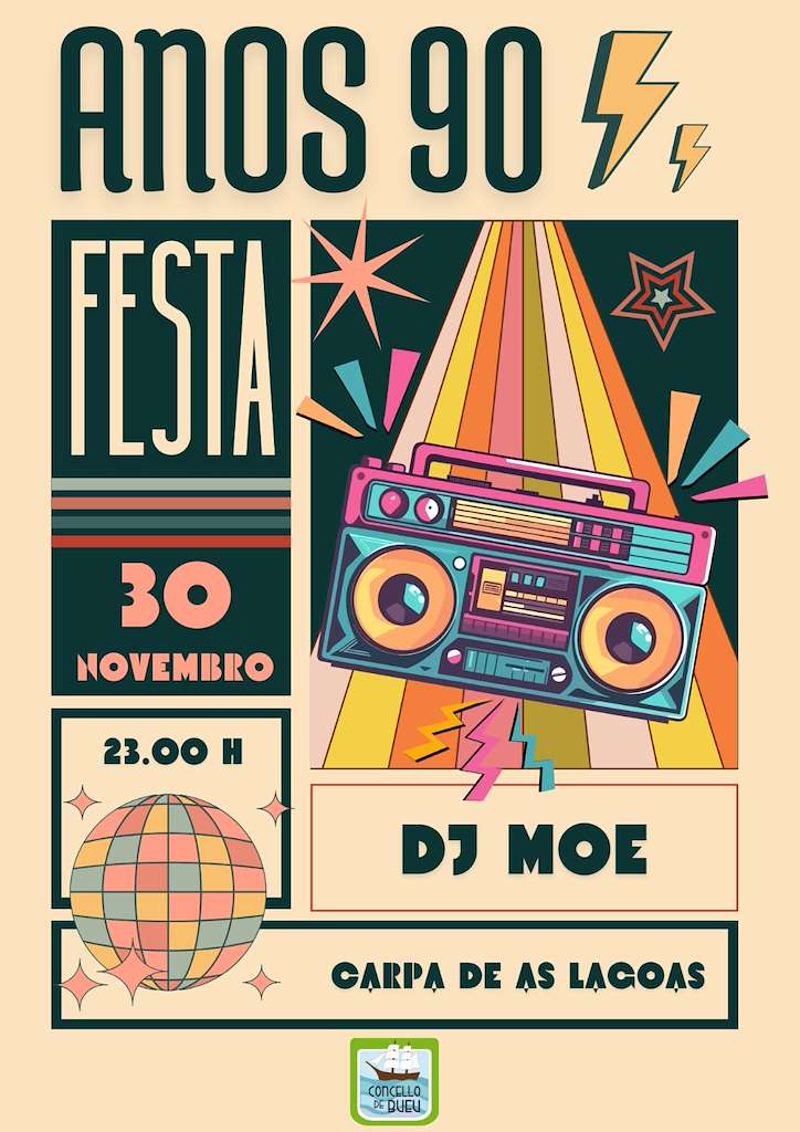 Festa Anos 90 (2024) en Bueu