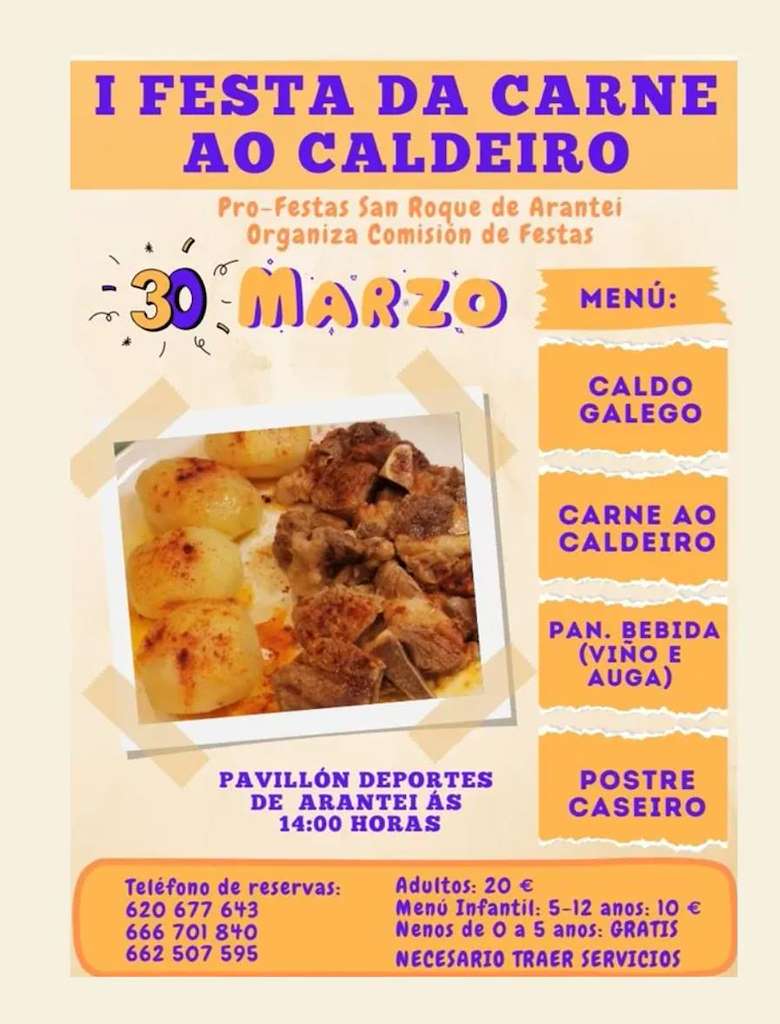 I Festa da Carne ao Caldeiro de Arentei (2025) en Salvaterra do Miño