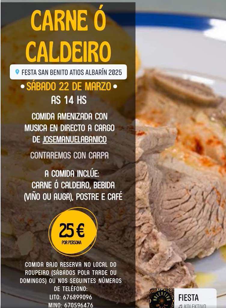 Festa da Carne ó Caldeiro de Albarín (2025) en O Porriño