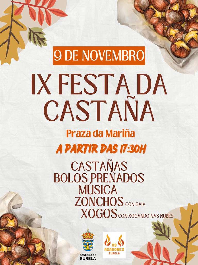 IX Festa da Castaña (2024) en Burela