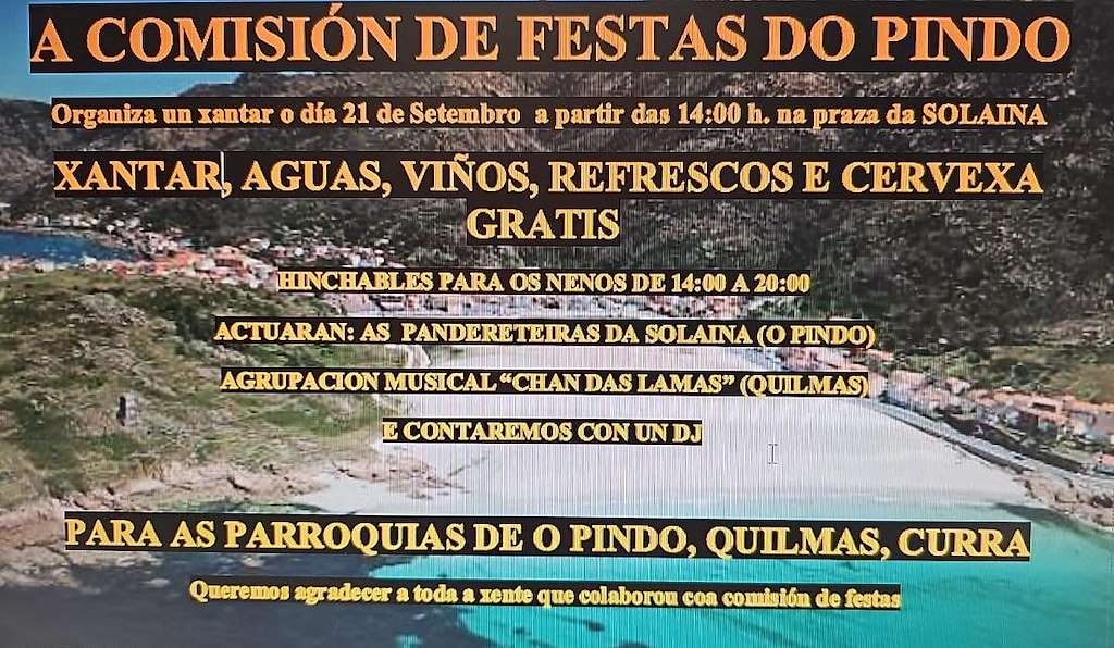 Festa da Comisión de O Pindo (2024) en Carnota