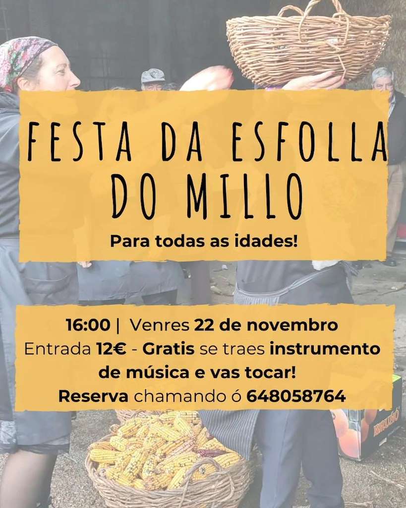 Festa da Esfolla do Millo (2024) en Santa Comba