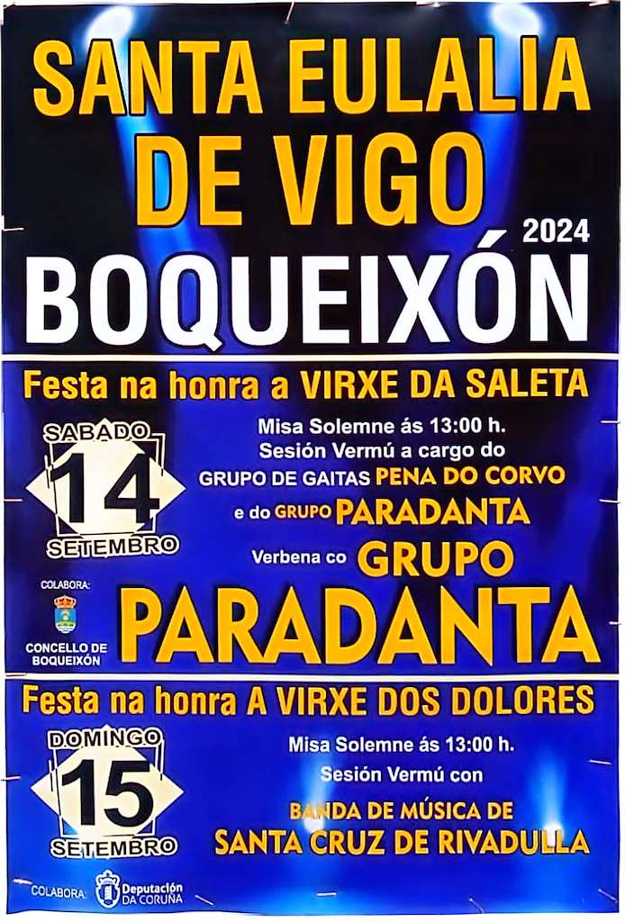 Festa da Saleta e As Dores de Vigo en Boqueixón