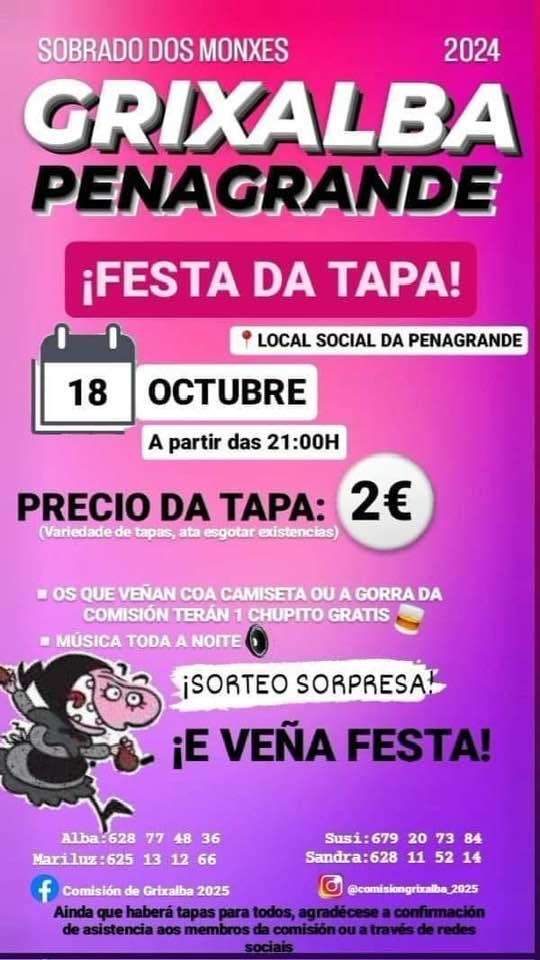 Festa da Tapa de Penagrande en Sobrado