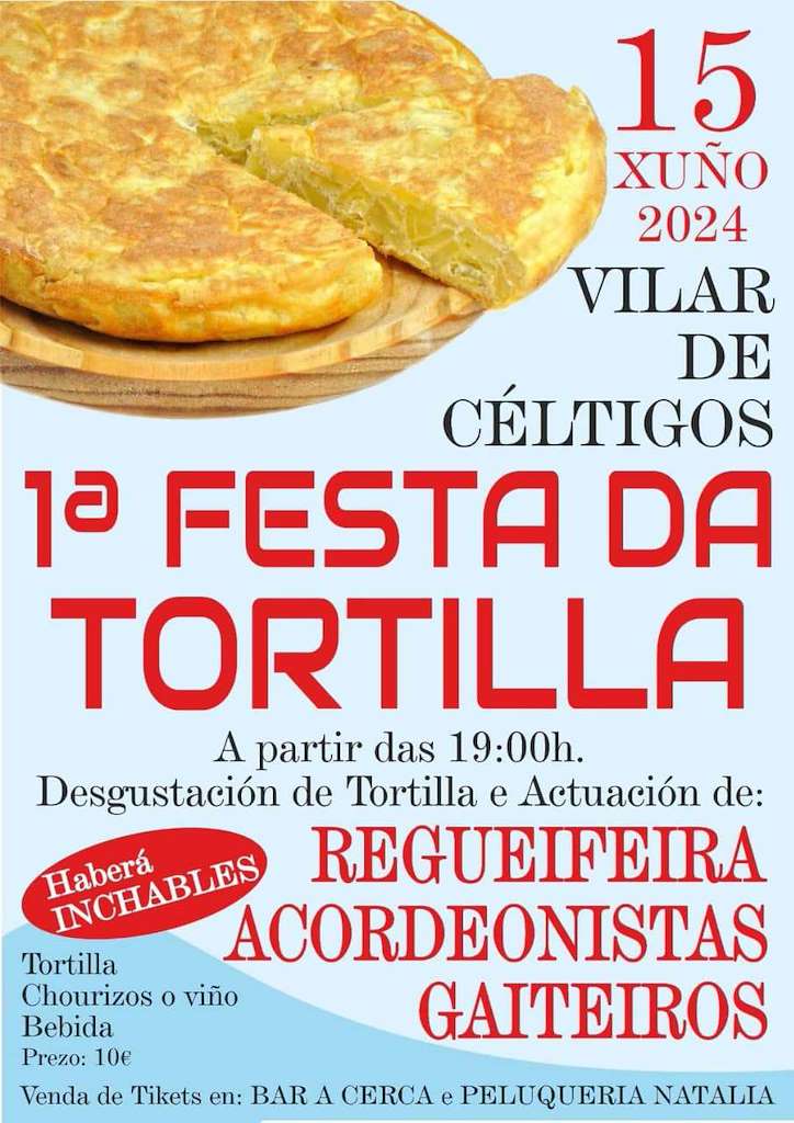 Festa da Tortilla de Vilar de Céltigos en Santa Comba