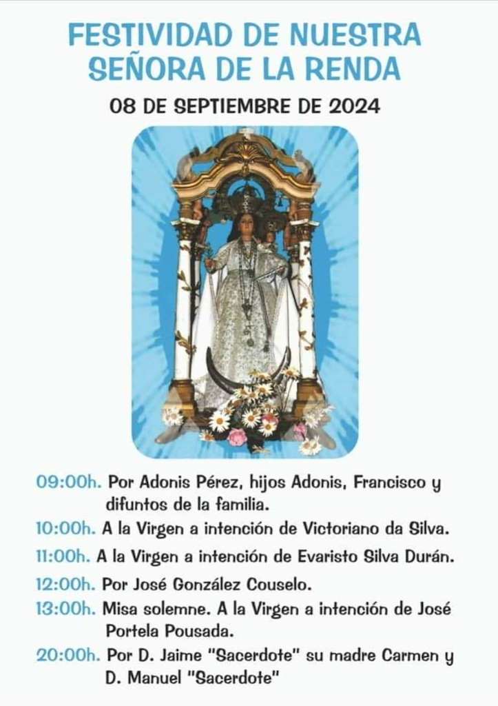 Festa da Virxe de Gracia (2024) en Poio