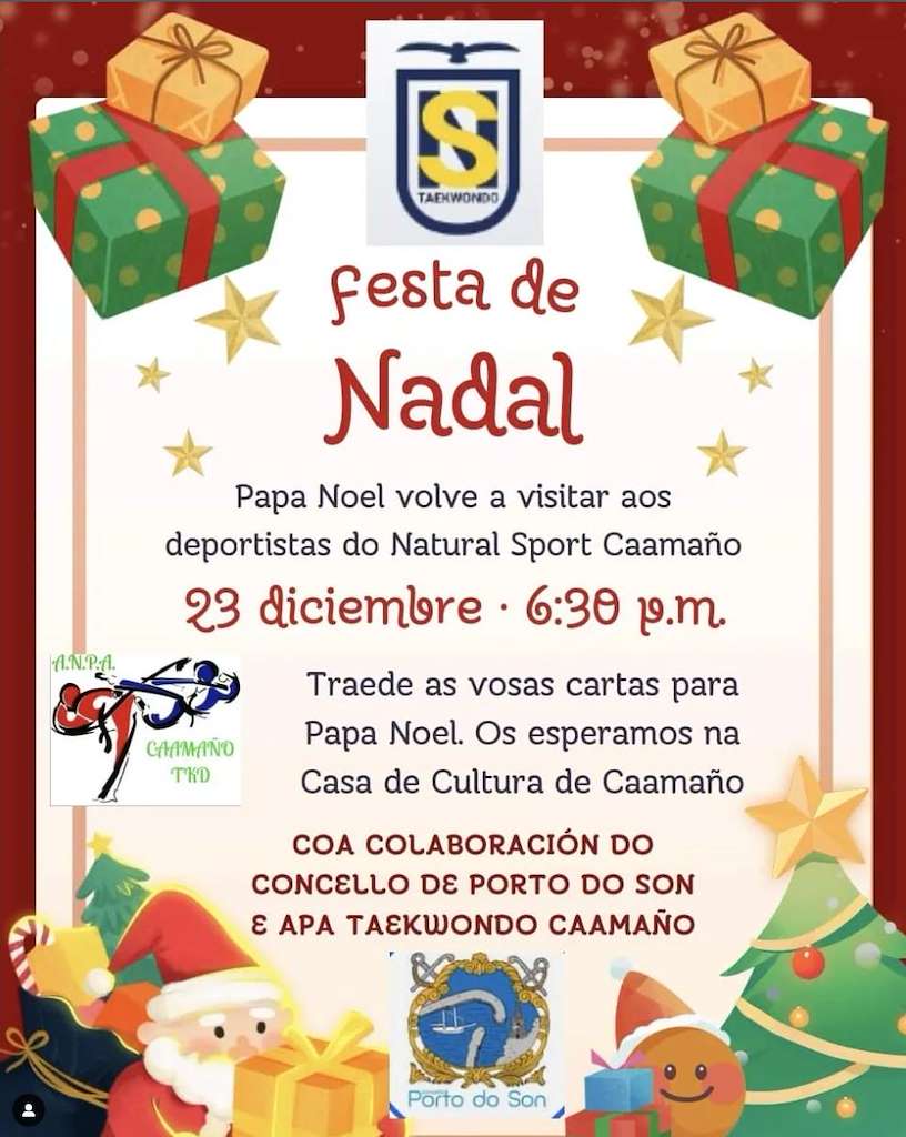 Festa de Nadal de Caamaño (2024) en Porto do Son