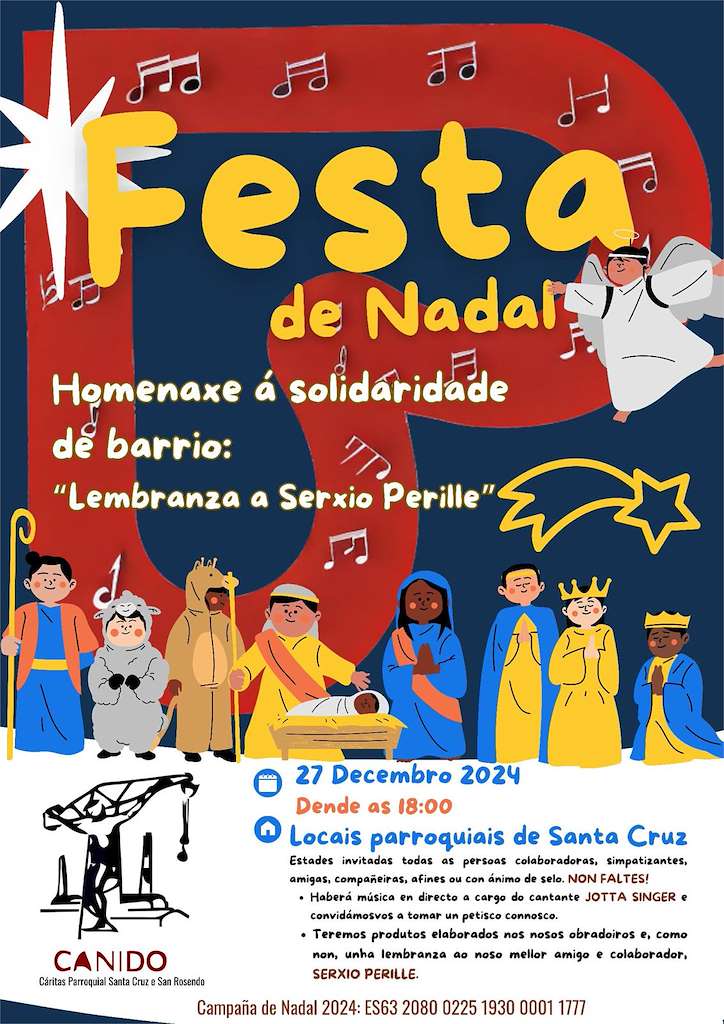 Festa de Nadal de Santa Cruz (2024) en Ferrol