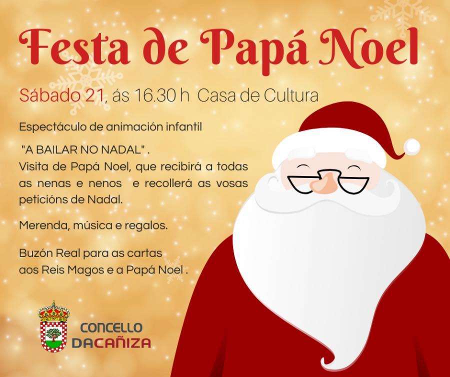 Festa de Papá Noel (2024) en A Cañiza