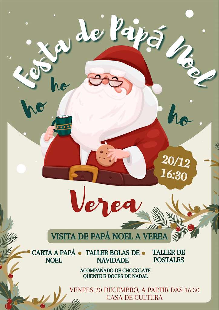 Festa de Papá Noel (2024) en Verea