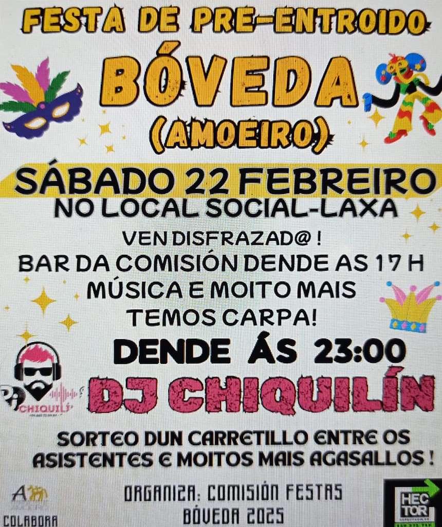 Festa de Pre-Entroido de Bóveda (2025) en Amoeiro