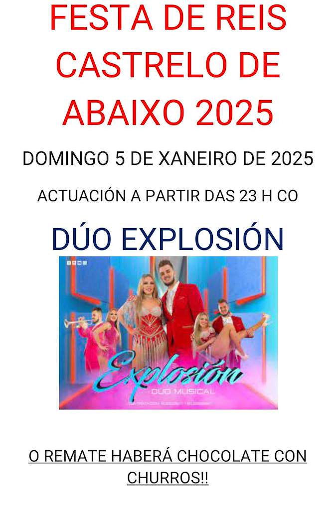 Festa de Reis de Castrelo de Abaixo (2025) en Riós