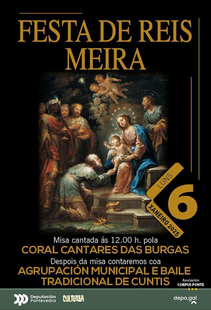 Festa de Reis (2025) en Meira