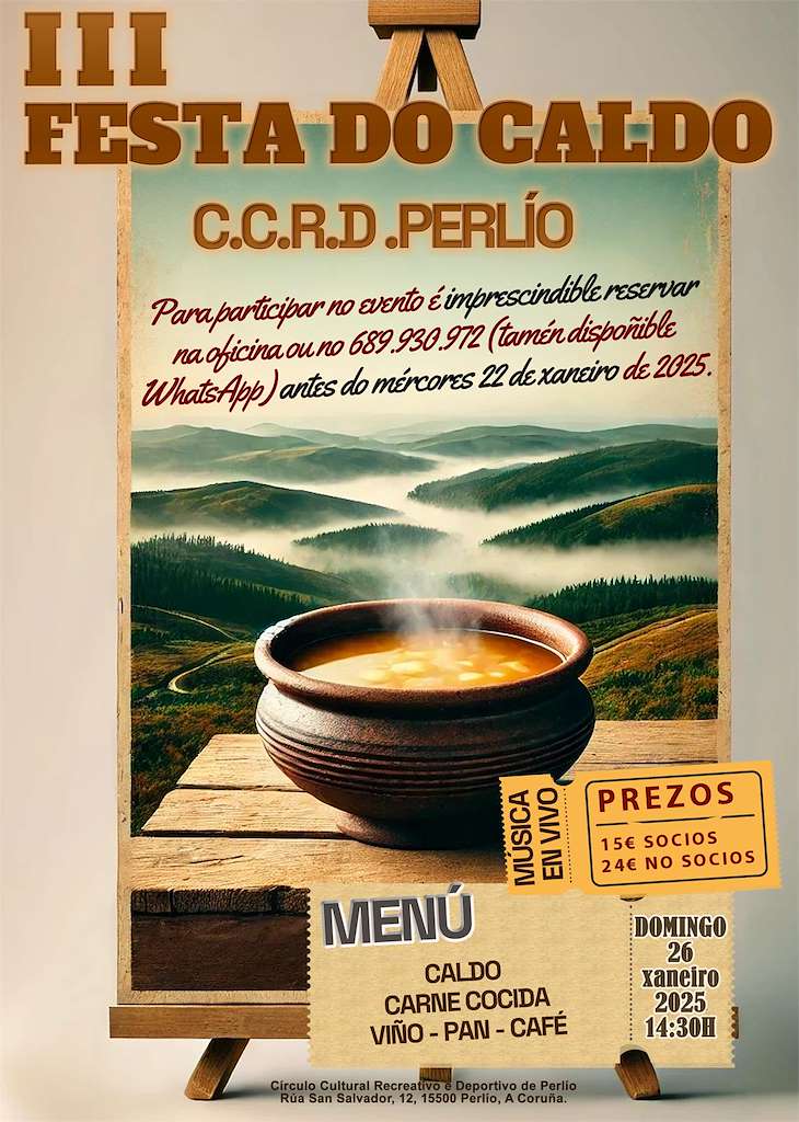 III Festa do Caldo de Perlío (2025) en Fene