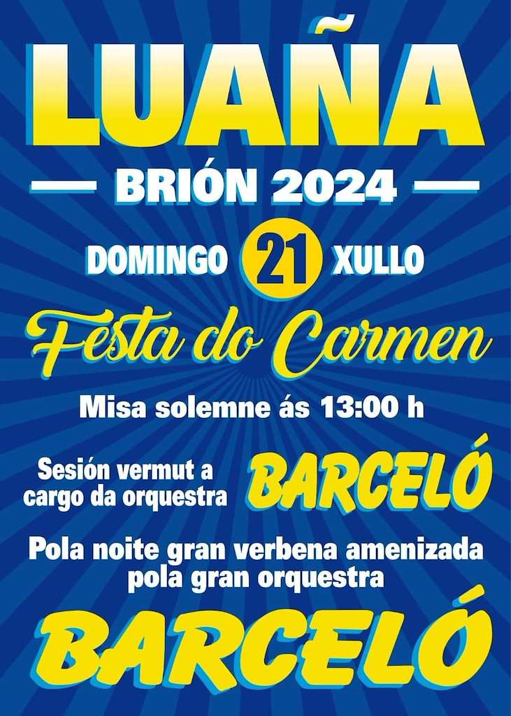 Festa do Carmen de Luaña en Brión