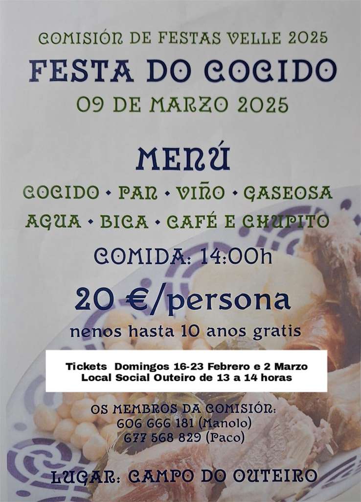 Festa do Cocido de Velle  (2025) en Ourense