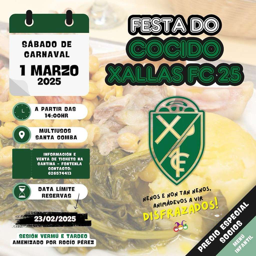 Festa do Cocido do Xallas FC (2025) en Santa Comba