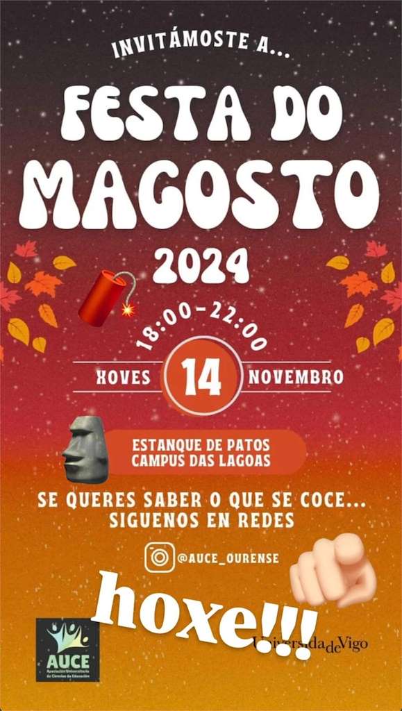 Festa do Magosto do Campus das Lagoa (2024) en Vigo