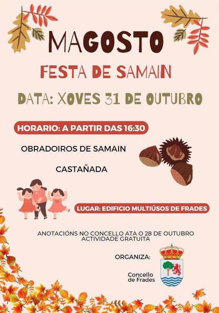 Festa do Samaín e Magosto (2024) en Frades