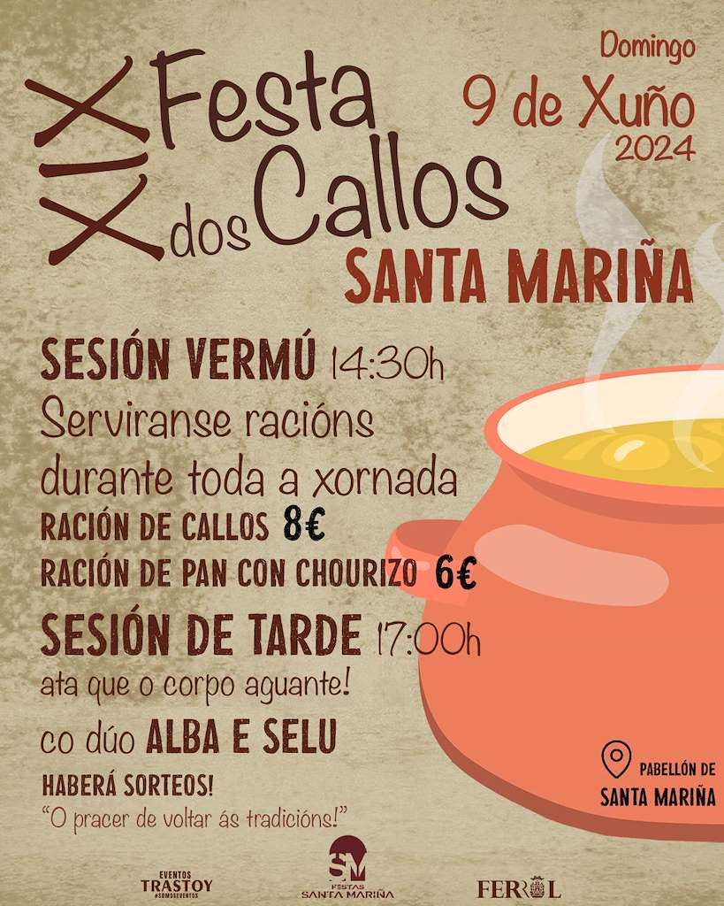 XIX Festa dos callos de Santa Mariña (2024) en Ferrol