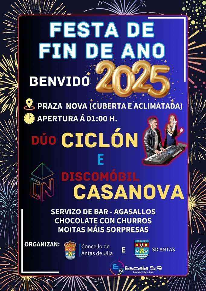 Festa Fin de Ano (2024) en Antas de Ulla