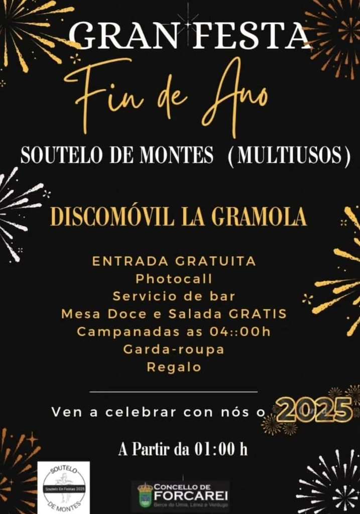 Festa Fin de Ano de Soutelo de Montes (2024) en Forcarei