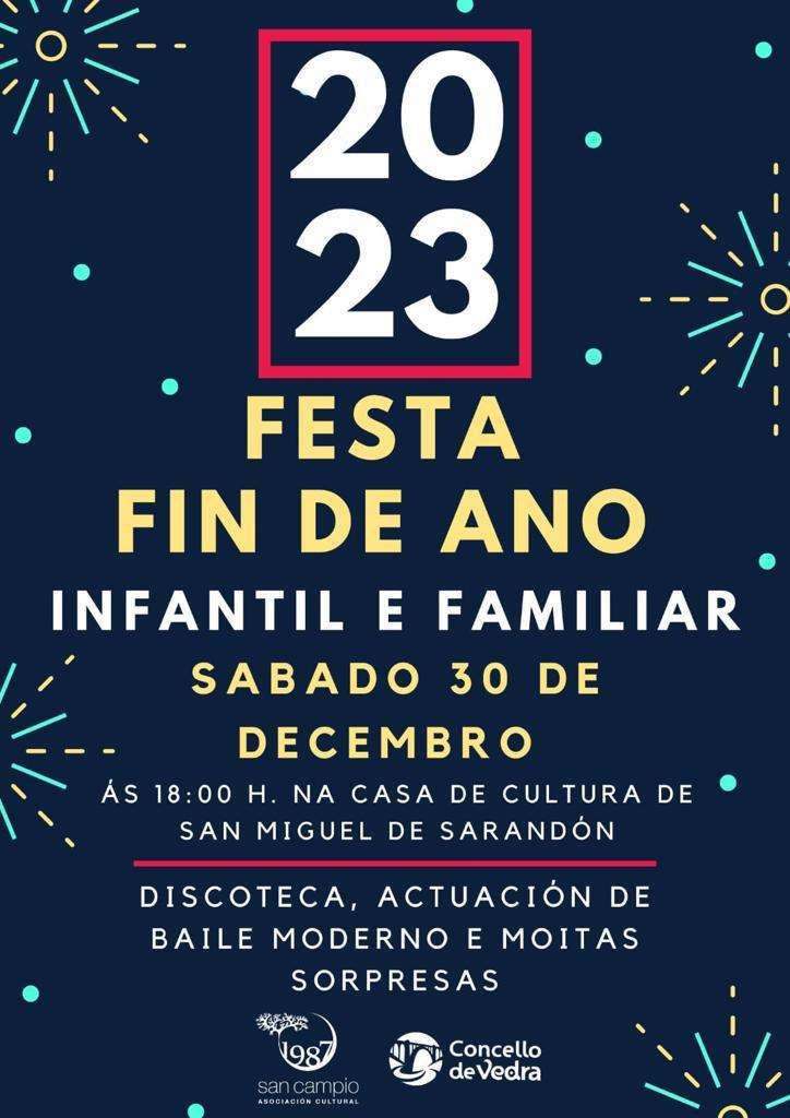 Festa Fin de Ano Infantil e Familiar en Vedra