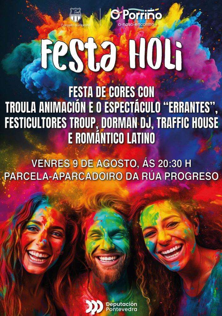 Festa Holi en O Porriño